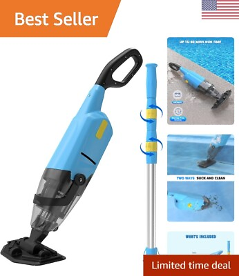 #ad #ad Handheld Pool Vacuum Ideal for Above Ground amp; In Ground Pools Spas Hot Tubs