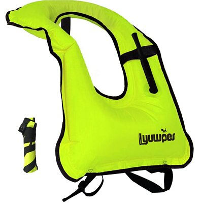 #ad Inflatable Snorkel Vest Adult Snorkeling Jackets Free Diving Swimming Safety Loa
