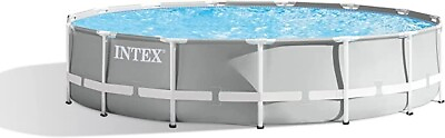 #ad INTEX 26701EH 10 Foot x 30 Inch Prism Premium Frame Above Ground Pool