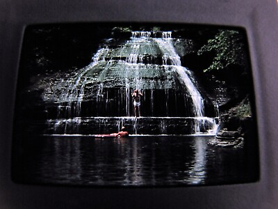 #ad #ad 4 Vintage 1986 Kodachrome Slide Film Travel Photographs Swimming Hole Waterfalls