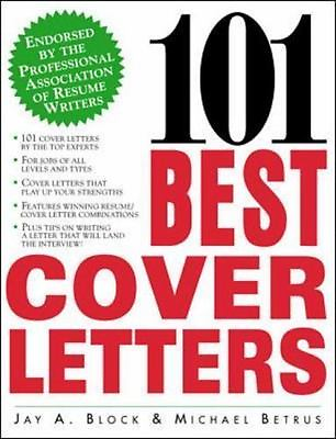 101 Best Cover Letters paperback Jay Block 0071342575
