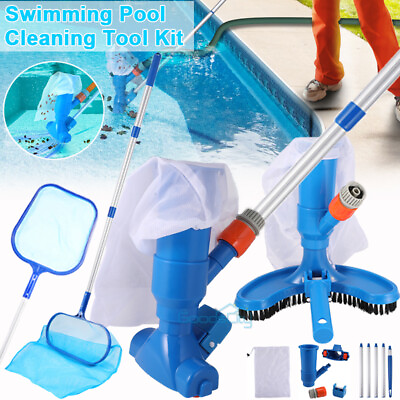 Swimming Pool Spa Suction Vacuum Head Cleaner Cleaning Kit Pool Accessories Tool
