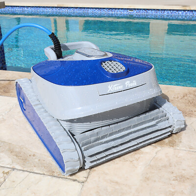 XtremepowerUS Robotic Pool Cleaner with Control Boxtra Efficient Dual Scrubbing