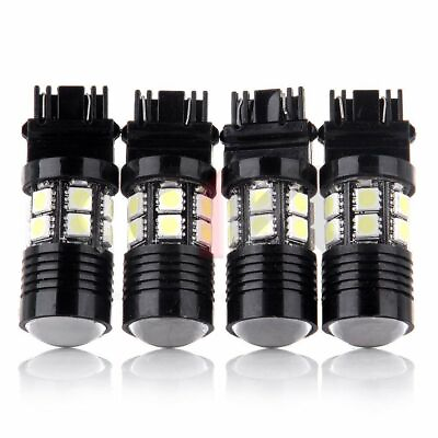 x4 3157 12 LED SMD Super White Fit Front Turn Signal Replace Light Bulb D56