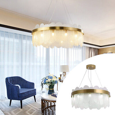 80cm 12 Lights Modern Gold LED Chandelier Ceiling Light Pendant Lamp Home Decor