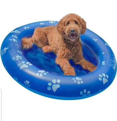 #ad Pool Candy Inflatable Dog Pet Pool Float and Lounger 53quot; x 35quot; Up to 100 Lbs