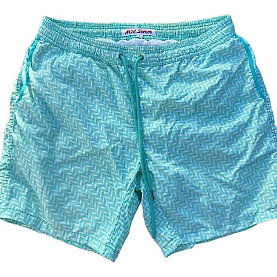 #ad Mr. Swim Mens Size Large Swimming Trunks Shorts Bottoms Retro 90#x27;s Y2K7” Inseam
