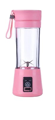 portable and rechargeable battery juice blender Pink