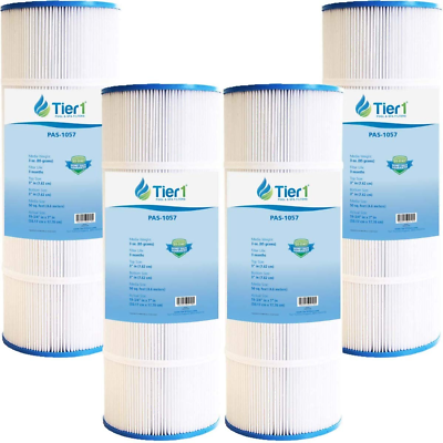 #ad Pool amp; Spa Filter Cartridge Replacement 4 Pack Compatible w Hayward Star Clear