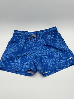 #ad #ad Speedo Men#x27;s 5.5quot; Floral Print Swim Shorts Blue L