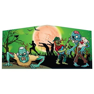 #ad Commercial Inflatable Art Panel Zombie II Vinyl Banner For 13x13 Bounce Houses