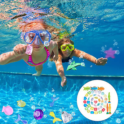 #ad 20 32 40 46Pcs Kids Diving Pool Toy Outdoor Beach Swimming Pool Game Kit ao