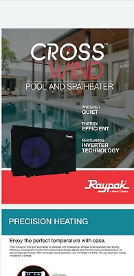 #ad #ad Raypak A Rheem Company Crosswind Pool Spa Heat Pump 65 I 61000 BTU Heat amp; Cool