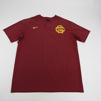 #ad USC Trojans Nike Pullover Men#x27;s Crimson Used