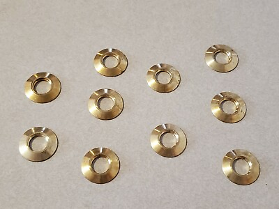 10 Pack Brass Washer Cover for Concrete Deck Anchor For Swimming Pool Cover