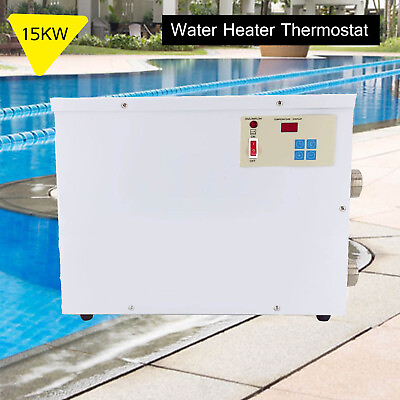 #ad #ad Ground Pool Heater 15KW Electric Water Heater Thermostat Swimming Pool Heater