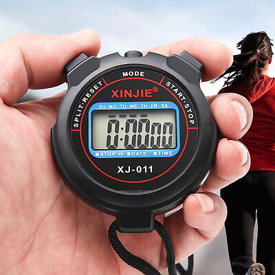 #ad New Digital Stopwatch Timing Running Walking Sports Fitness Swimming Timer