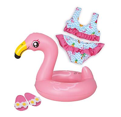 #ad Heless 99 Flamingo Ella Doll Swimming Kit Colourful Größe 35 45 cm
