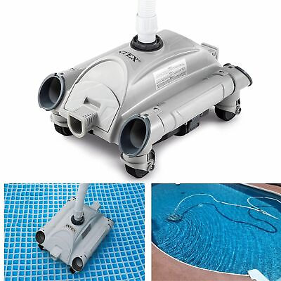 Intex Automatic Pool Cleaner Pressure Side Vacuum Cleaner w 24 Foot Auto Hose