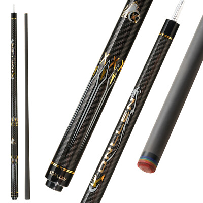 KONLLEN Billiard New Laser series Carbon Fiber Pool Cue Stick 12.2mm Tip 3*8 8