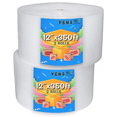 #ad 3 16quot; Small Bubble Cushioning Wrap Padding Roll 700#x27;x 12quot; Wide Perf 12quot; 700FT