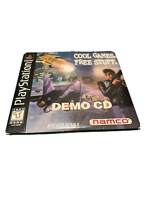 NAMCO Cool Games Free Stuff Demo Disc CD Sony PlayStation 1 Ps1 Time Crisis 1997