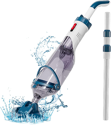 #ad Pool Vacuum for above Ground Pool with a Telescopic Pole Running Time up to 1H