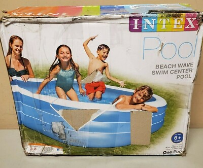 #ad #ad Intex 57495EP 90quot; X 90quot; X 22quot; Swim Center Family Pool Open Distressed Box