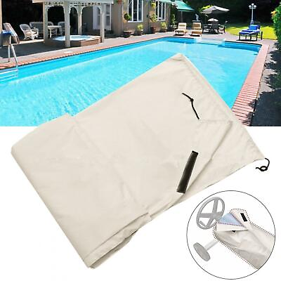#ad Open Swimming Pool Cover Swimming Pool Roll Cover Waterproof Pool Protector DC