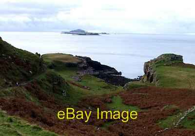 #ad Photo 6x4 View from above Port Haunn The track from Treshnish to Haunn co c2006