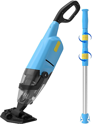 #ad Cordless Pool Vacuum Handheld Rechargeable Pool Cleaner with Running Time up to