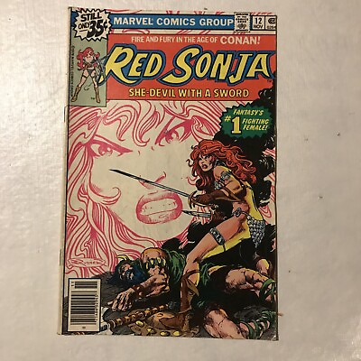 RED SONJA #12 12TH ISSUE BEST COVER BRUNNER COVER