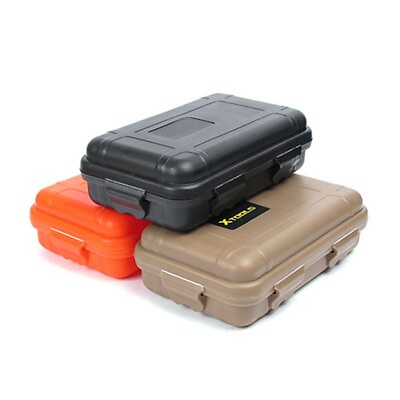 #ad For Outdoor Survival Box Plastic Shockproof Swimming Tools 135x80x40mm