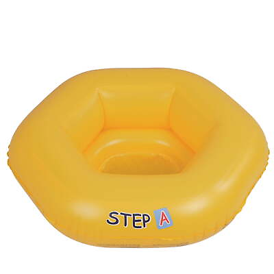 #ad #ad Pool Central 26quot; Yellow Inflatable STEP A Swimming Pool Baby Seat Float