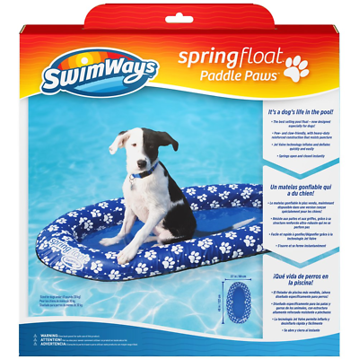#ad Spring Float Paddle Paws Dog Pool Float Small Supports Dogs 65 lbs Fun Water