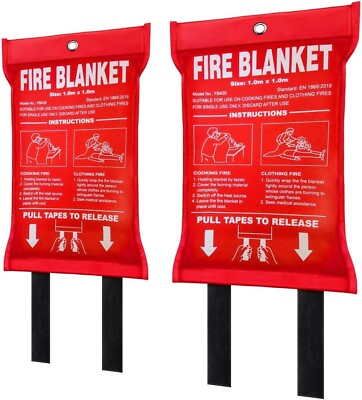 Fire Blankets Fiberglass for Home Office Warehouse Car Camping School