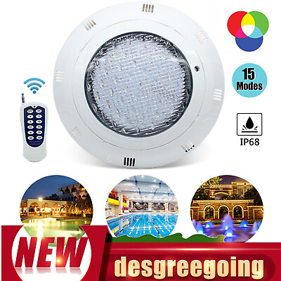 36W RGB Swimming LED Pool Lights AC12V Underwater Light IP68 Waterproof Lamp