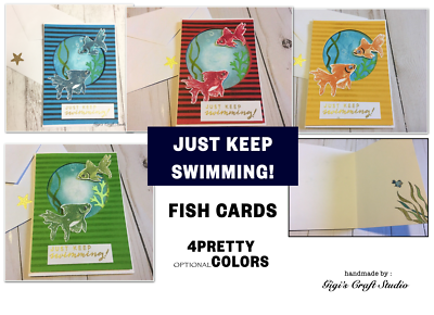 1pc FISH Card Just Keep Swimming 🐠