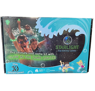 #ad #ad Starlight Swimming Games Kit w Glow In The Dark Lights Play 10 Games BRAND NEW