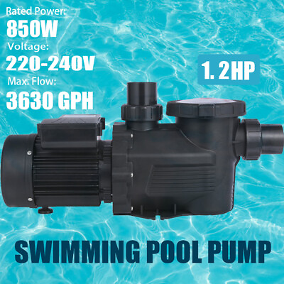 #ad Powerful Self Priming Swimming Pool Pumps 3630 GPH 220V above Ground with Filte