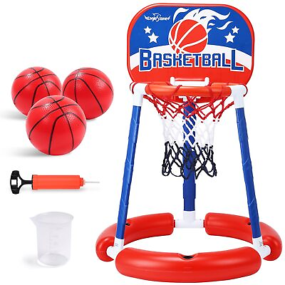 #ad Pool Basketball Toys with Backboard Floating Swimming Pool Basketball Hoop