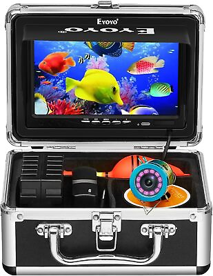 #ad EYOYO EF07B Underwater 1000TVL Fishing Camera 7quot; 15M IR Infrared Fish Finder