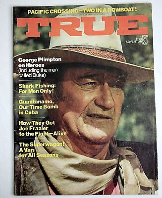 #ad True Magazine John Wayne Cover amp; Articles June 1971