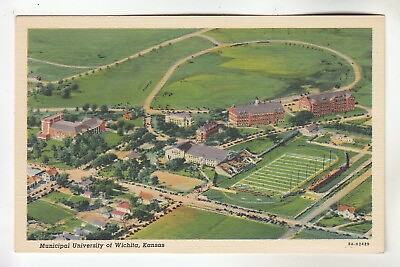 #ad Aerial View Municipal University of Wichita KS