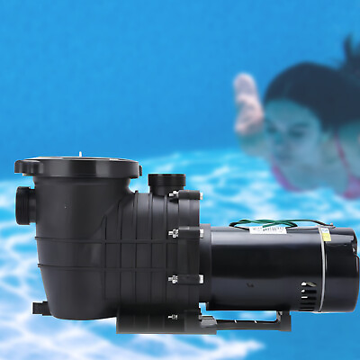 #ad 2.0HP Swimming Pool Pump In Above Ground w Motor Strainer Filter Basket 1500W