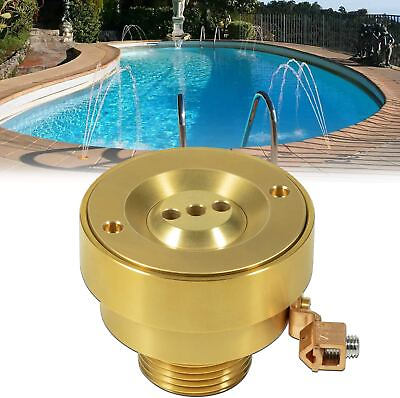 New Swimming Pool Spa Brass Deck Jet Fountain Nozzle 3 Hole