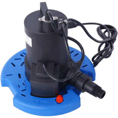 #ad 1 3 HP Automatic Swimming Pool Cover Pump 120 V 2500 GPH Water Removal for Pool