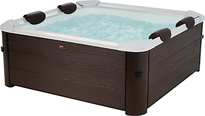 #ad Hot Tub Spa Pool 6 Person Jetted Portable Hard Sided Wi Fi Square Luxury MSpa