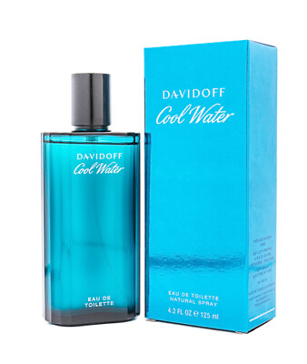 Cool Water by Davidoff 4.2 oz EDT Cologne for Men New In Box