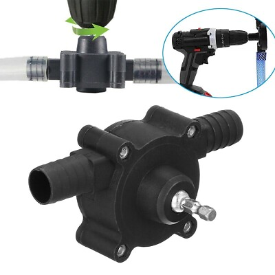 Home Electric Drill Drive Self Priming Pump Water Oil Fluid Transfer Pumps Tools